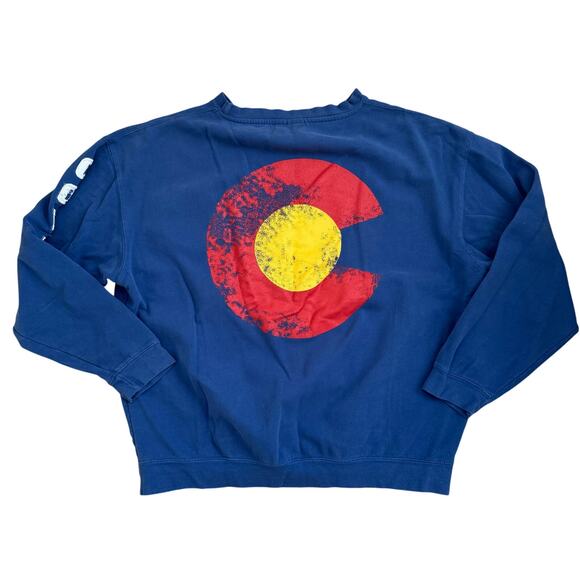 Vail Resort Wear Crewneck Sweater Blue Mens Unisex size 2XL - Picture 6 of 6